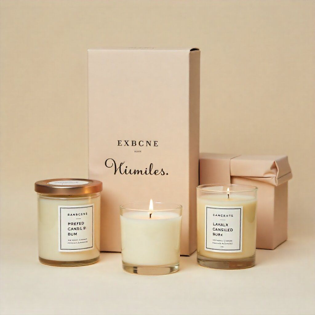 Eucalyptus and Mint scented candle