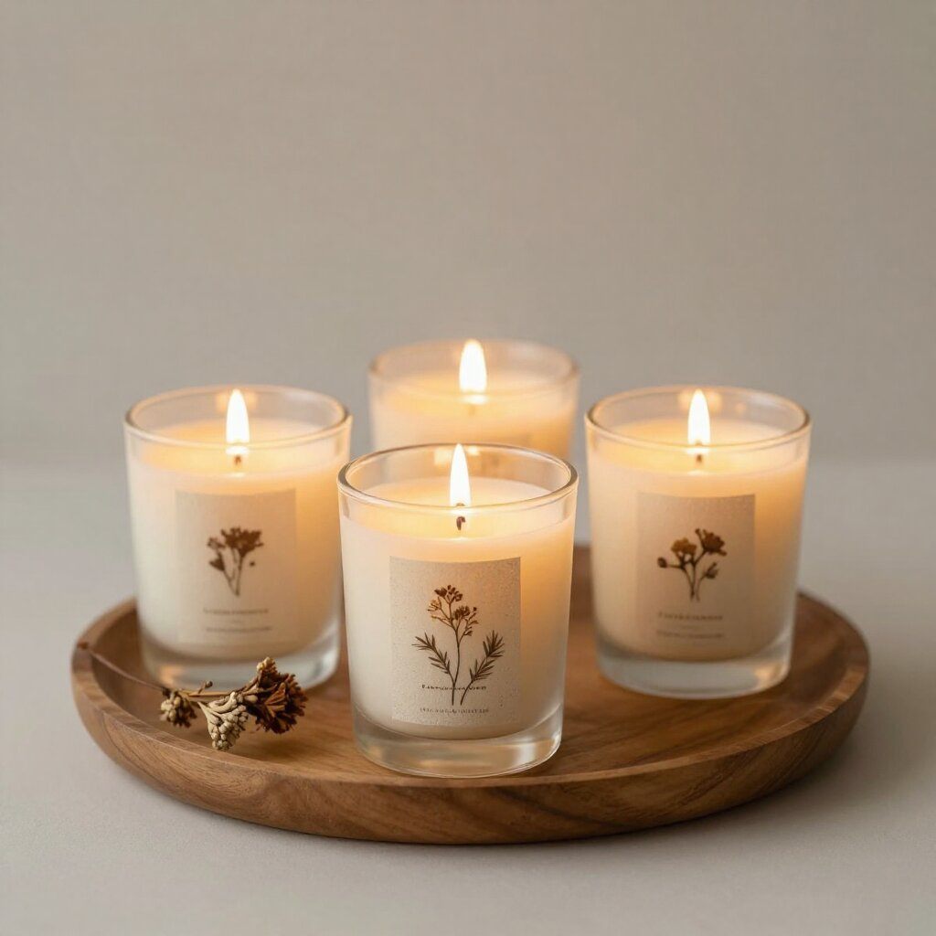 Cedar and Patchouli scented candle